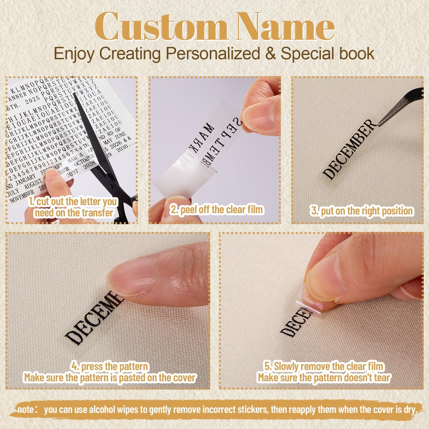 Engrowtic Wedding Officiant Book Personalized Linen Hardcover Journal with Name Sticker, 160 Lined Pages, 5.31 x 8.27 in A5 Notebook, Pastor Minister Sermon Officiant Gift for Wedding Ceremony