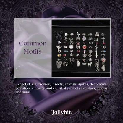 Gift-Ready Mystery Jewelry Jar 30PCS – Gothic, Witchy & Fairycore Costume Jewelry Set for Women, Includes Necklaces Earrings Rings Bracelets, Unique Mother’s Day or Birthday Gift for Her