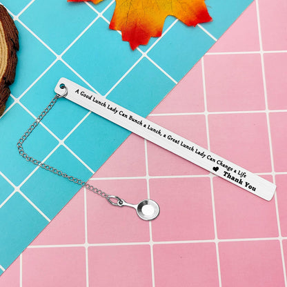 for Lunch Lady Appreciation Bookmark Gift for Lunch Lady Gift School Lunch Server Gift for Lunch Lady Thank You Gift for Lunch Lady Cooker Birthday Gift Thank You Gift for Lunch Lady