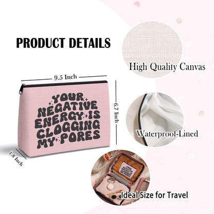 Esthetician Gifts for Women — Skin Care Skin Beauty Therapist Esthetician Makeup Bag Cosmetic Bag Makeup Zipper Pouch