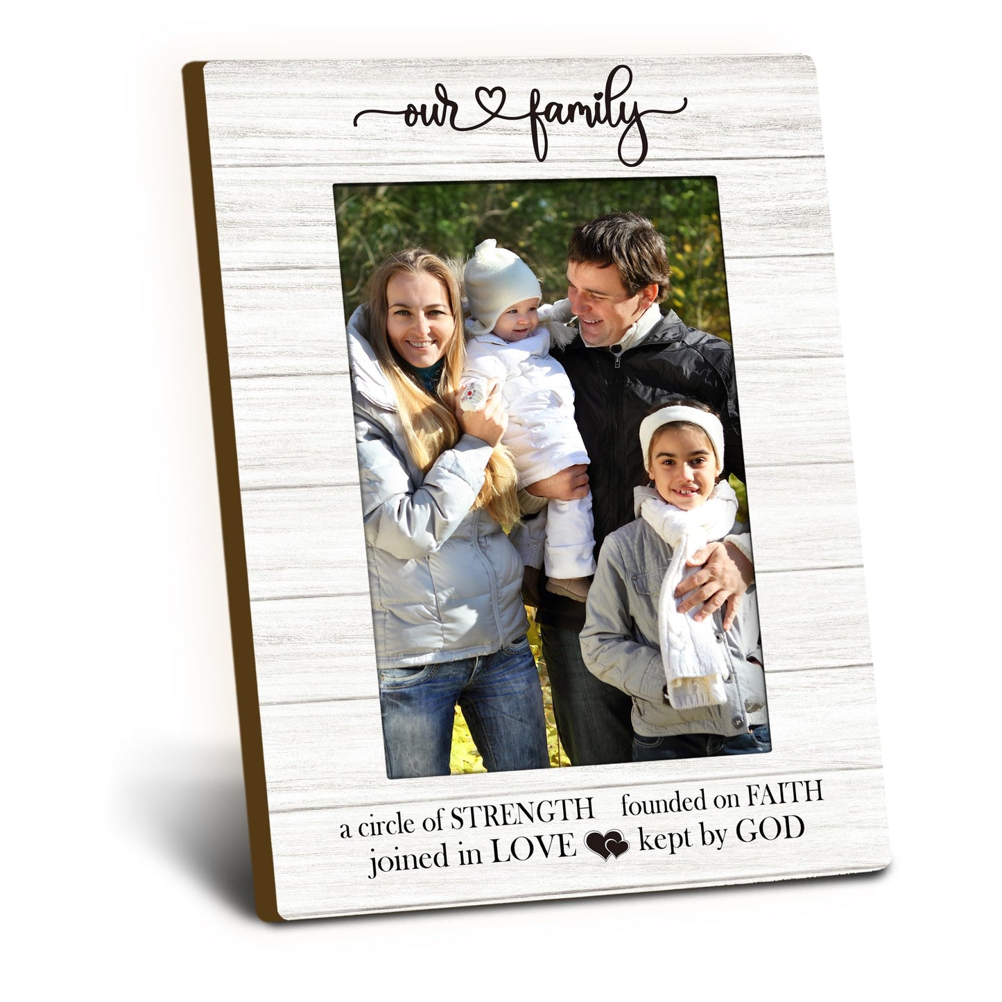 Family Picture Frames 4x6, Family Frame, Adoption Day Gifts, FamilyGifts, AdoptionGifts For Adoptive Parents, Religious Spiritual FamilyDecorative Photo Picture Frame for Table Desk Decor