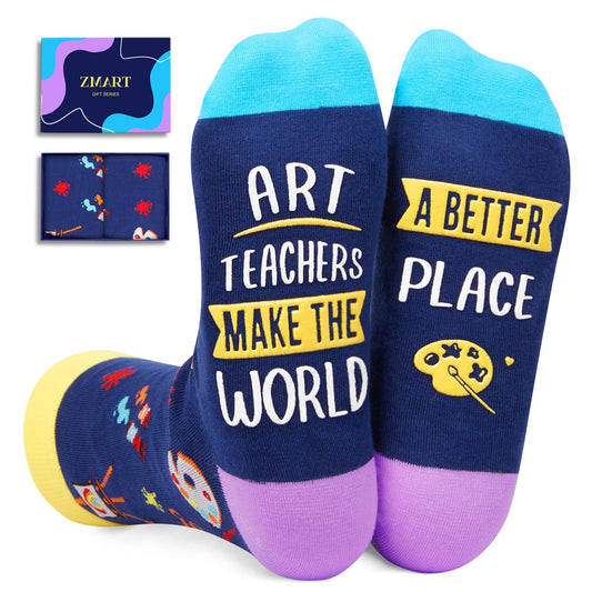Zmart Appreciation Gift Ideas - Socks for Music Art Science Teacher Assistant Principal