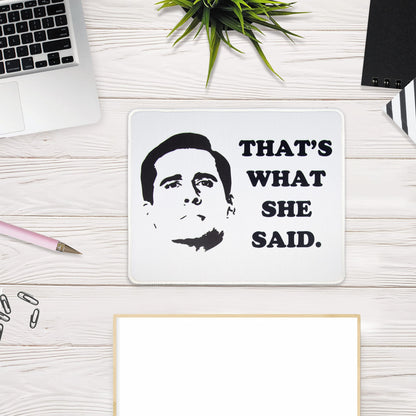 The Office Merchandise Mouse Pad for Desk or Gaming, Funny Gifts for Coworkers, Fans of The Office TV Show, Michael Scott