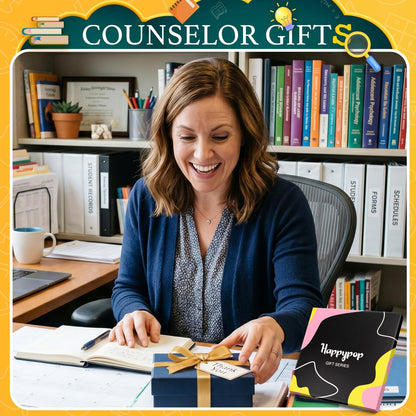HAPPYPOP School Staff Appreciation Gifts - Socks for Preschool Sped Teacher Nurse Counselor