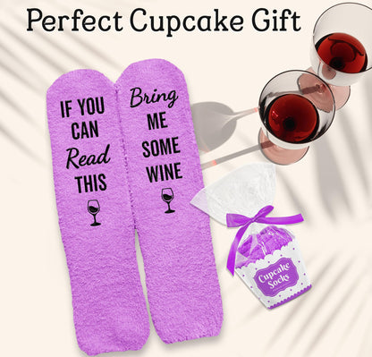 Wine Gifts For Women - Funny Wine Socks For Mom, Unique Mothers Day Gifts, Perfect Accessories For Wine Lovers