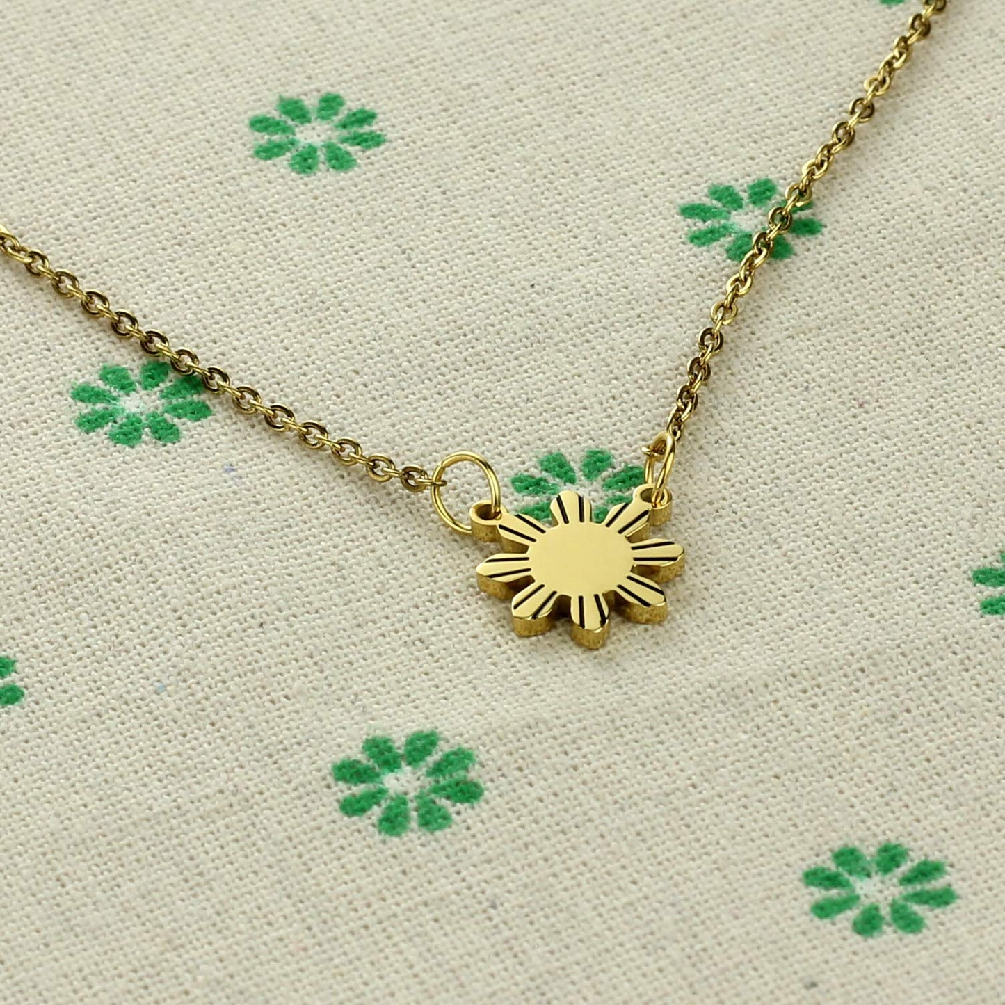 Kivosliviz Philippines Sun Necklace Philippines Jewelry Gift For Filipino Philippines star necklace Philippine Pride necklace