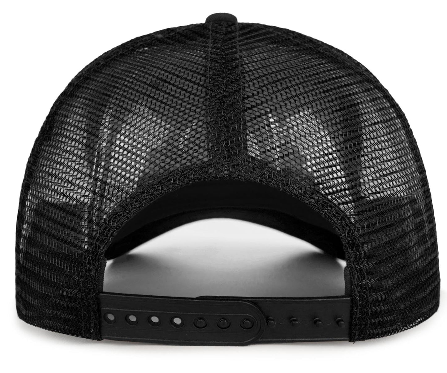 Great for Grandpa, Papa Gifts from Grandkids - Black Trucker Hat with Vintage Leather Patch