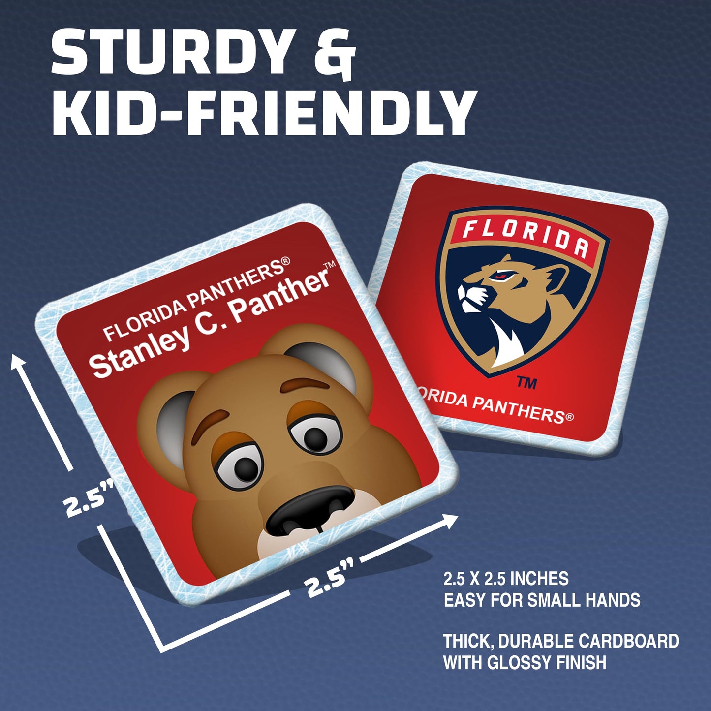 Masterpieces NHL Mascots Matching Game, Officially Licensed Memory Cards, Hockey Toys for Kids Ages 4-8, 18 Card Pairs Team Mascot Match Play, Screen Free Learning, Classroom and Travel Activity Fun
