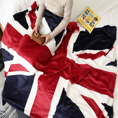 Sviuse British Flag Blanket, Super Soft Union Jack Throw Blanket UK British Stuff British Gifts for Bed Couch Chair Twin Size British Items 60x80 inches