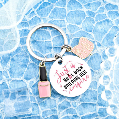 Nail Tech Gifts Manicurist Keychain Nail Accessories for Technician Nails Stuff for Techs Nails Decor Tech Must Haves for Lovers Women Essential Things for Techs Art