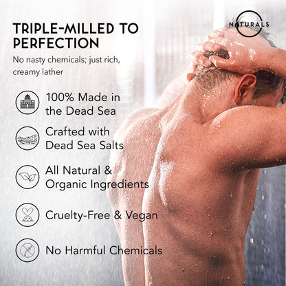 O NATURALS 100% Natural Bar Soap - Gift Set - Organic Ingredients & Essential Oils - Spa Gifts for Women & Men, Body Wash & Face Soap - 10PC Variety Soaps Collection - Mothers Day Gifts
