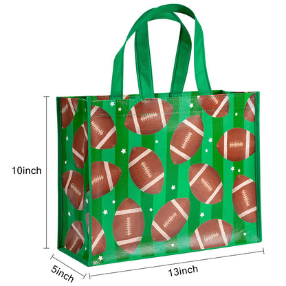 Loveinside 13" Large Sports Reusable Gift Bag, Recycled Party Favor Gift Bag for Kids Boys, Birthday, 13" x 5" x 10", 1 Pcs