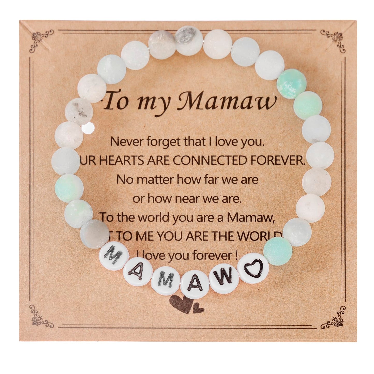 HUTIMY Gifts for Mamaw Birthday from Grandchildren Best Grandma Mothers Day Mamaw Bracelet