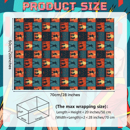 Pineraap Boxing Wrapping Paper 12 Sheets Punching Bag Designs Gift Wrap Gaming Gift Wrapping Paper for Boxing Fans, Boxers, Fighters, Coaches, 20"×28"