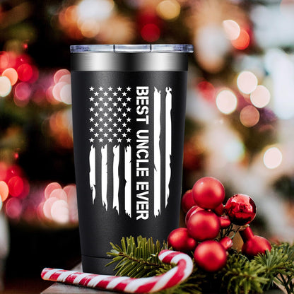 Uncle Gifts - Fathers Day Gift for Uncle from Niece, Nephew - Christmas, Birthday Gifts for Uncles Men Him - 20oz Tumbler