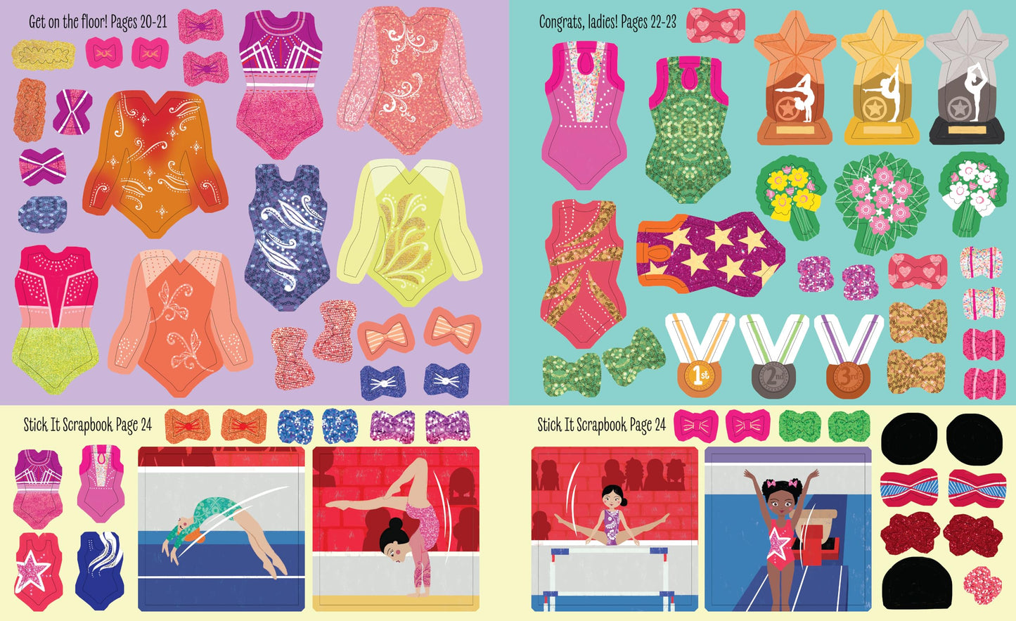 My Sticker Dress-Up®: Stick It!: Awesome Gymnastics Activity Book with 400+ Stickers for Unlimited Possibilities!