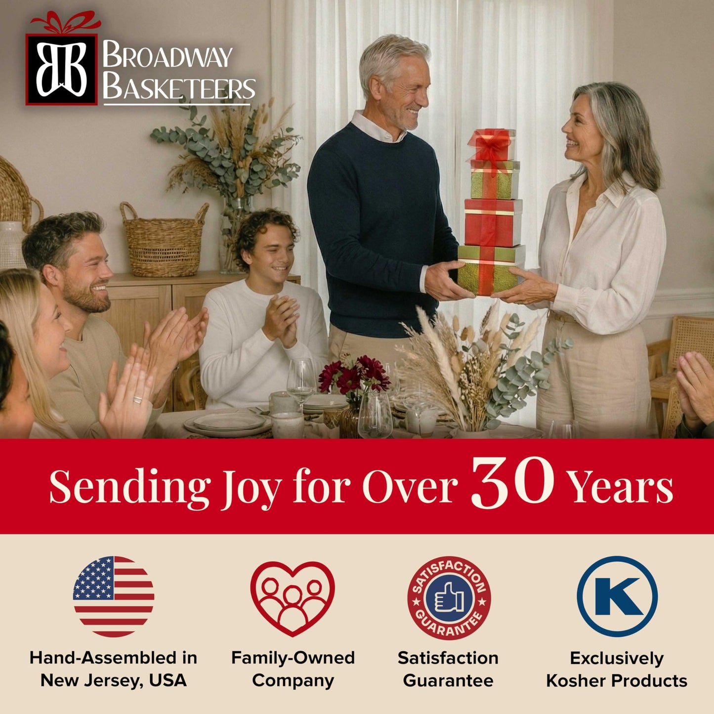 Broadway Basketeers Gourmet Food Gift Basket Tower Snack Gifts for Women, Men, Families, College – Birthday, Appreciation, Thank You, Congratulations, Corporate, Care Package