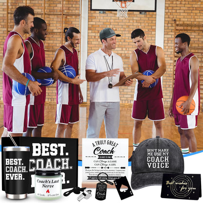 JTAMOHI Coach Gifts for Men Women, 20 Oz Best Coach Ever Tumbler Gifts, Thank You Coach Gifts, Birthday Christmas Gifts for Coach, Soccer Football Softball Basketball Swim Coach Appreciation Gifts