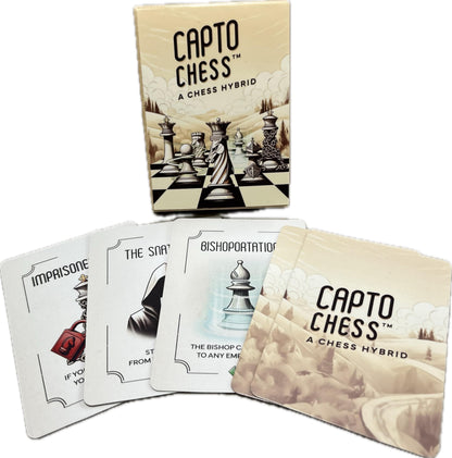 Cards Strategy Deck for Chess Sets | Fun Chess Variant Game & Gift for Chess Players