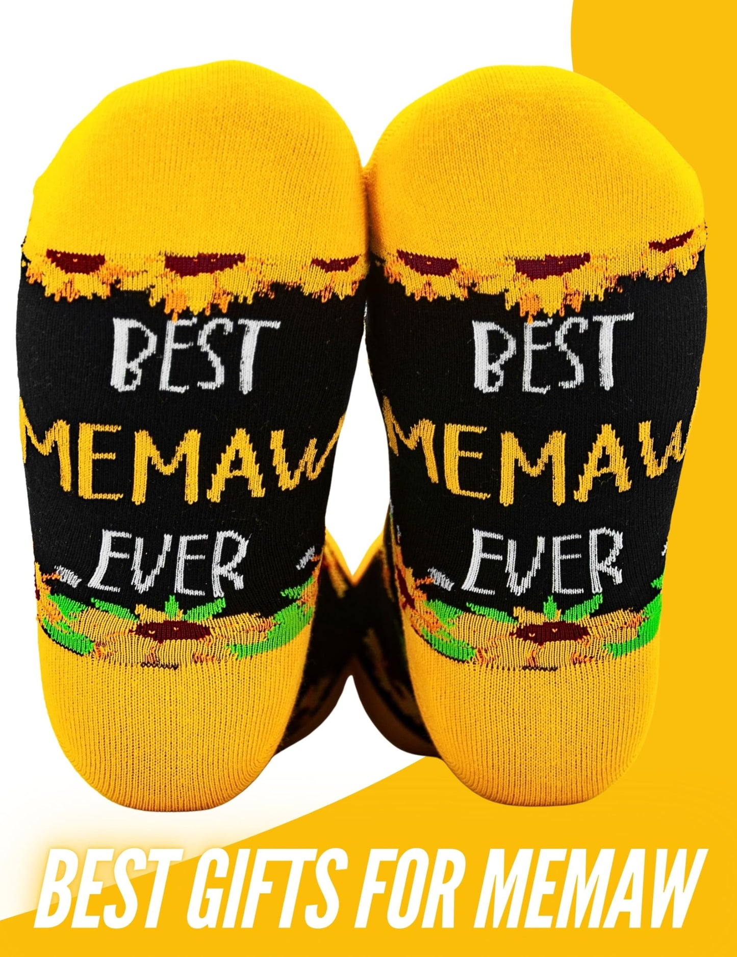 InnoBeta Memaw Gifts, Mothers Day Gifts for Memaw, One Size Crew Socks on Mother's Day, Christmas, Birthday
