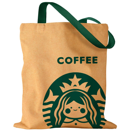 Miss Adola Aesthetic Canvas Tote Bag - Reusable Shoulder Tote Bag for Women Lady Casual Vacation, Shopping, Work, Gym