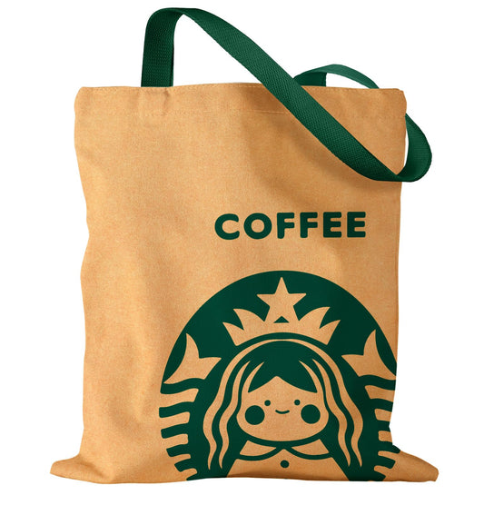 Miss Adola Aesthetic Canvas Tote Bag - Reusable Shoulder Tote Bag for Women Lady Casual Vacation, Shopping, Work, Gym