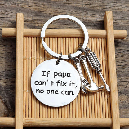 Papa Keychain from Grandson Granddaughter Funny Grandpa Key Chain from Grandkids Birthday Fathers Day Christmas Gifts