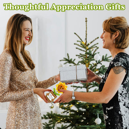 Funny Thank You Gifts for Women Men - Teacher Appreciation Gifts for Mom, Mini Gift for Mom, Friend, Teacher, Sister, Emotional Support Small Cute Stuff Things, Collectible Dolls