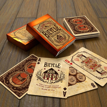 Bicycle Bourbon Playing Cards Brown'