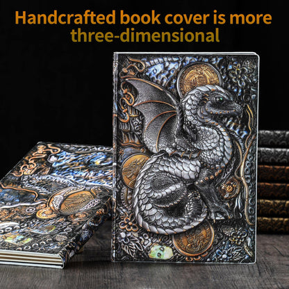 QXMGCBOK Folding Book Lamp Dragon Night Light, Book Light as Gifts for Book Lovers,Portable Bedside Light (3 Colors)