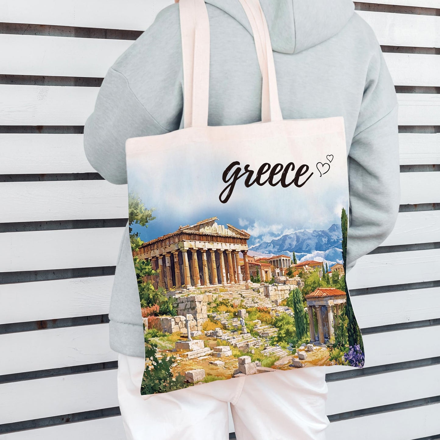 Sitsink Europe Travel Souvenirs Gifts Tote Bags Reusable Grocery Bags London Paris Switzerland Gifts for Women