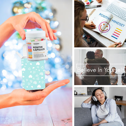 HIONXMGA Positive Messages in a Bottle (60+ Positive Affirmations), Self Care Gifts for Women Men, Daily Positivity Self Care Kit with Pre-Written Inspirational Messages for Relaxation Mindful Calm