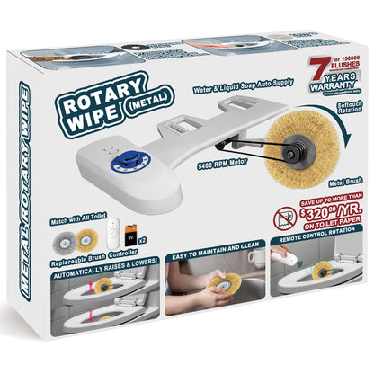 Prank Gift Box, Metal Rotary Wipe Empty Box, Funny Fake Present for Pranks, White Elephant Gift for Men, Husband, Dad, Brother, Boyfriend (1 Pack)