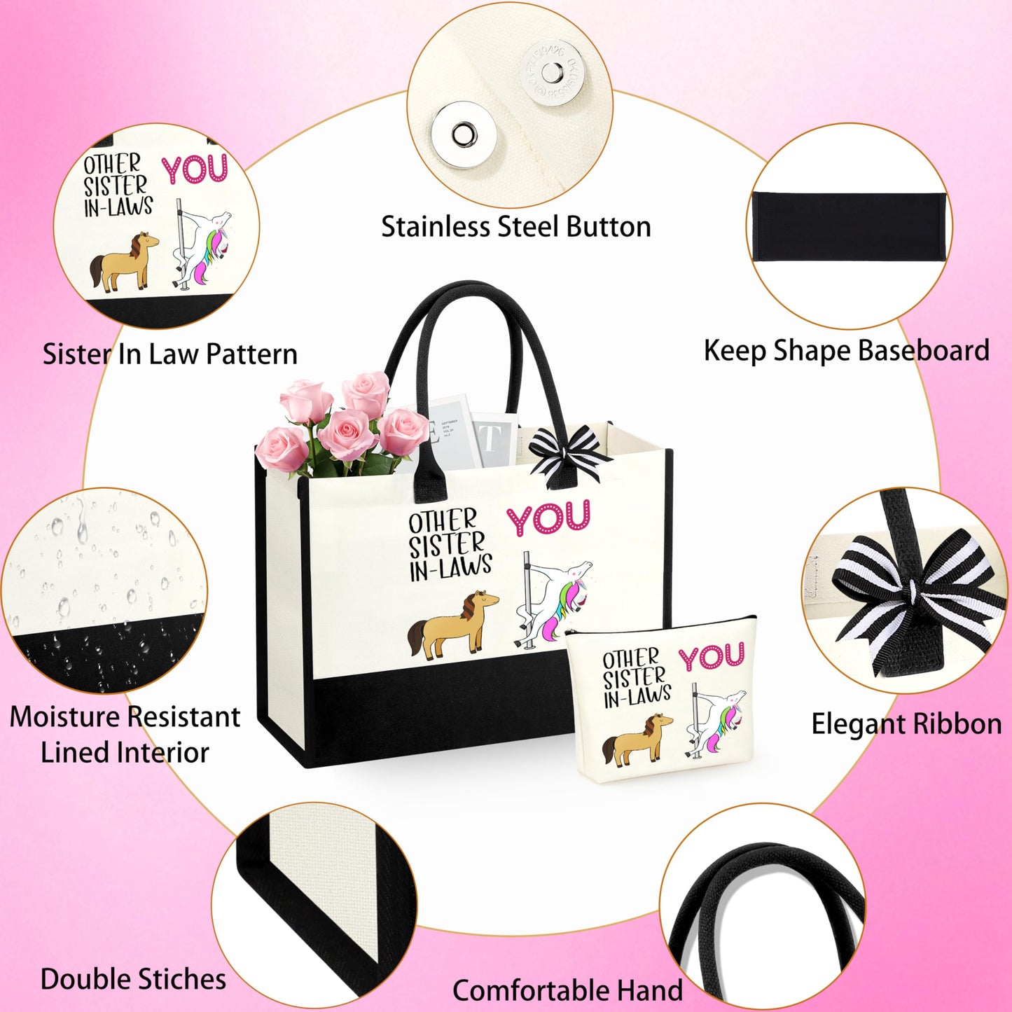 Sister In Law Gifts, Gifts for Sister In Law, Valentines Day Birthday Wedding Gift For Sisters-In-Law