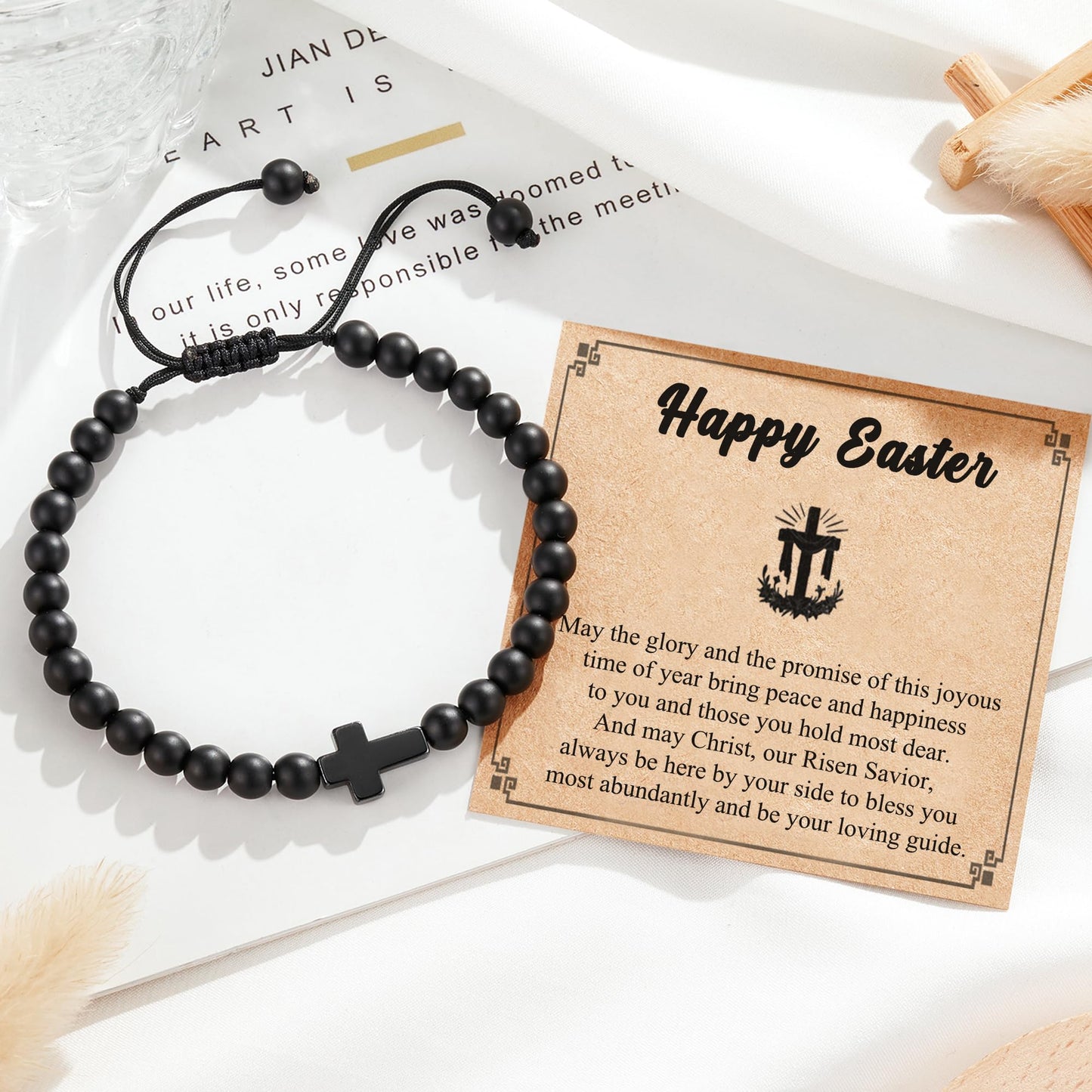 Tarsus Cross Bracelet for Men Teens, Cross Jewelry Christian Gifts for Easter, Christmas, Birthday, Valentines Day ...