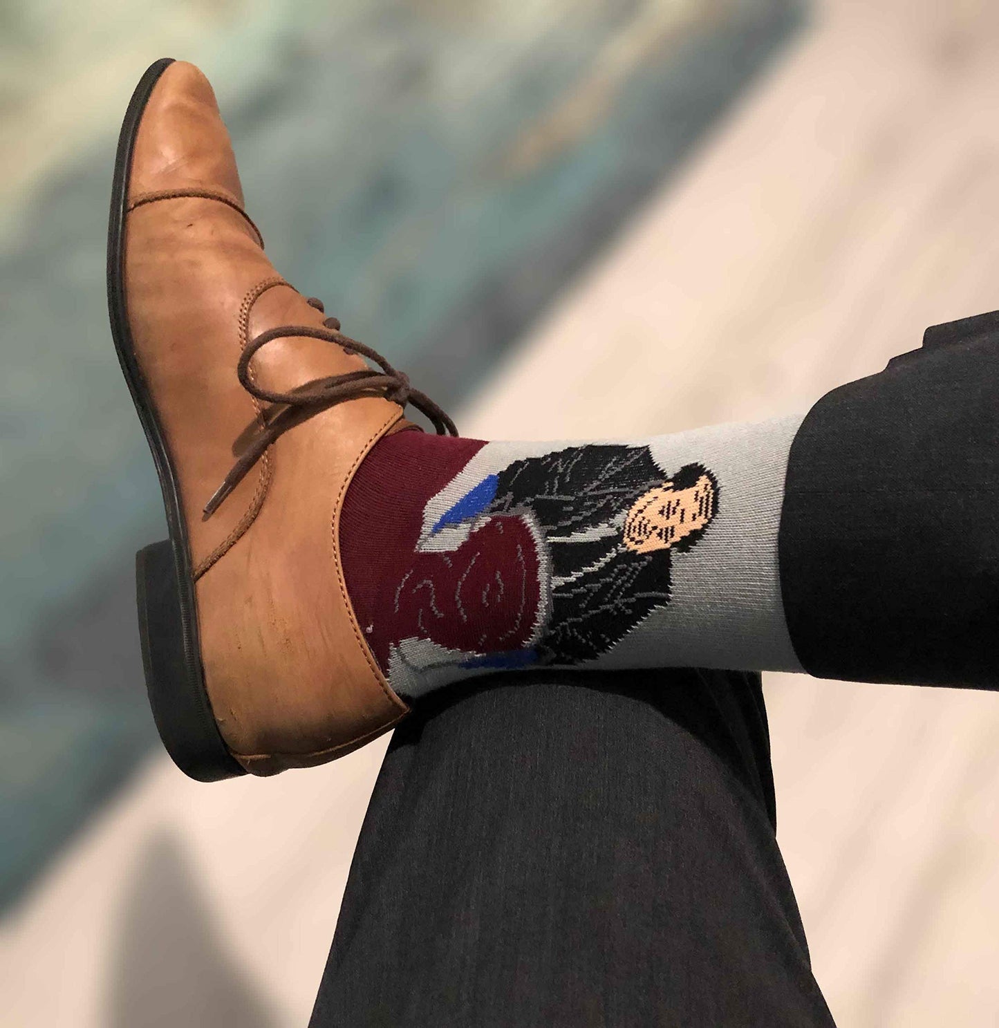 Balanced Co. Kevin's Famous Chili Dress Socks Kevin Malone Socks Michael Scott Socks