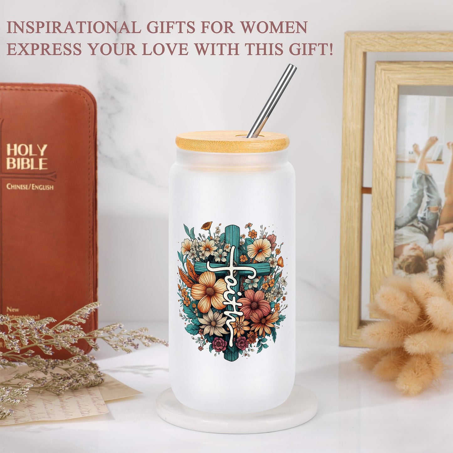 Christian Religious Gifts for Women Faith, Christmas Birthday Gifts for Christians Women Mom Daughter Sister Aunt Teacher Best Friend Grandma Easter Valentines Mothers Day Ideas Present