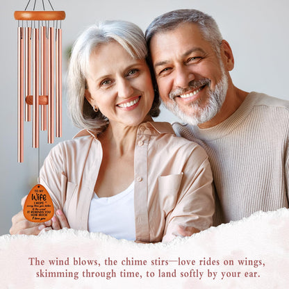 Gifts for Wife, Wind Chimes for Wife, Mothers Day Best Gift for Wife, Heartfelt Birthday Present from Husband, Unique Gifts Ideas for Wedding Anniversary Valentine's, Thanksgiving, Christmas