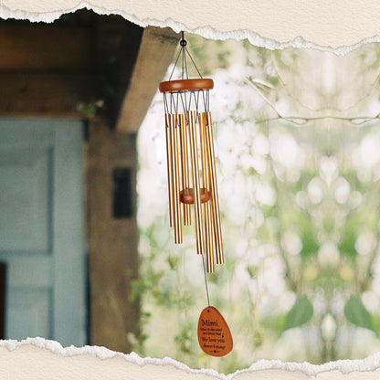 Aurahouse Mimi Gifts, Gifts for Mimi Wind Chimes, Mimi Mothers Day Birthday Gift, Mimi Gift for Grandma Women from Grandkids for Thanksgiving, Valentines Day, Christmas, 25.5"