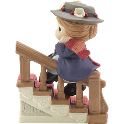 Precious Moments Disney Showcase You Have Such A Cheery Disposition Mary Poppins Bisque Porcelain Figurine 182093