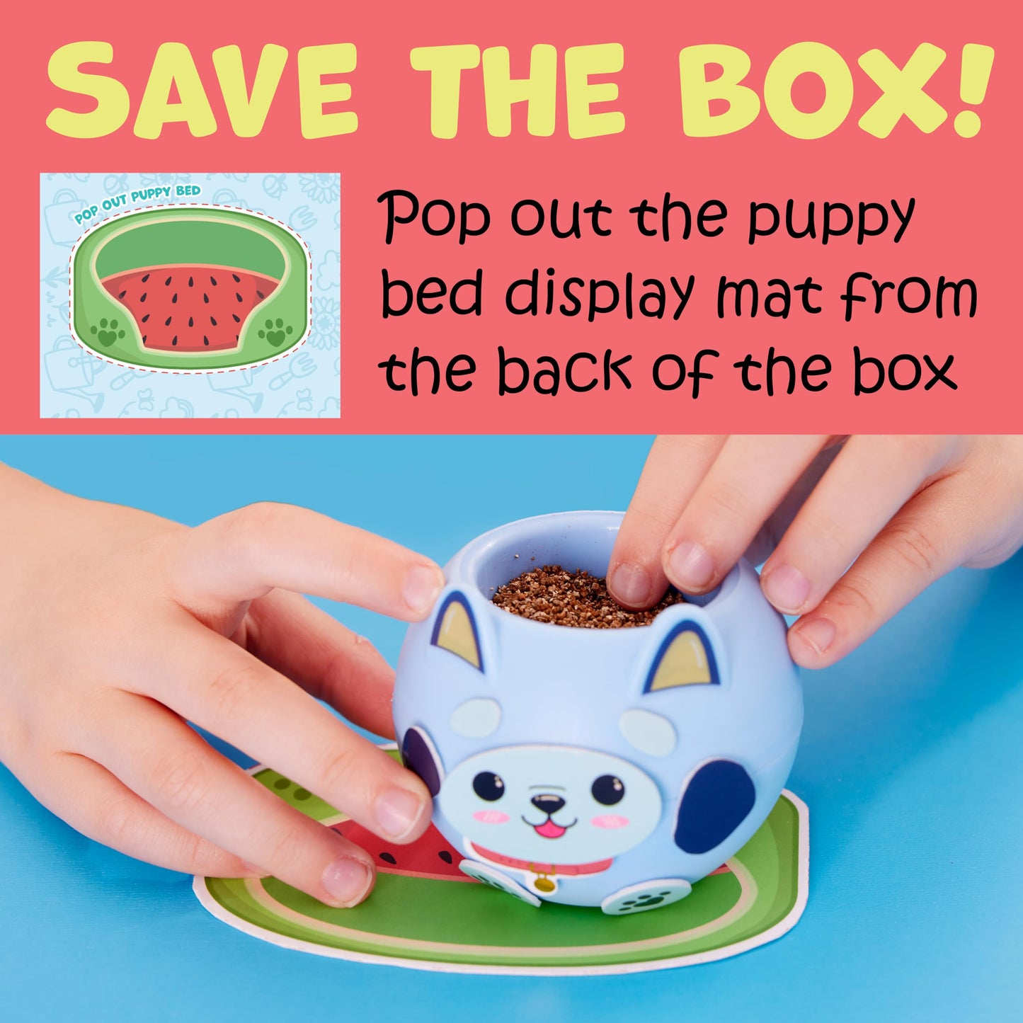 Creativity for Kids Plant-A-Pet: Puppy Toys for Girls - Mini Gifts for Girls, Arts and Crafts for Kids, DIY Activity Set & Spring Crafts (Ages 6+)
