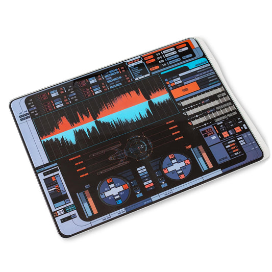 Star Trek: Picard LCARS Glass Cutting Board For Cooking, Meal Prep, and Serving | 16 x 12 Inches