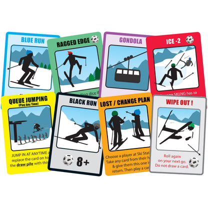 Wild Card Games SKI Run - The Ultimate Skiing Family Board Game for Both Kids, Teens and Adults. Top Apres Ski Gift-Present