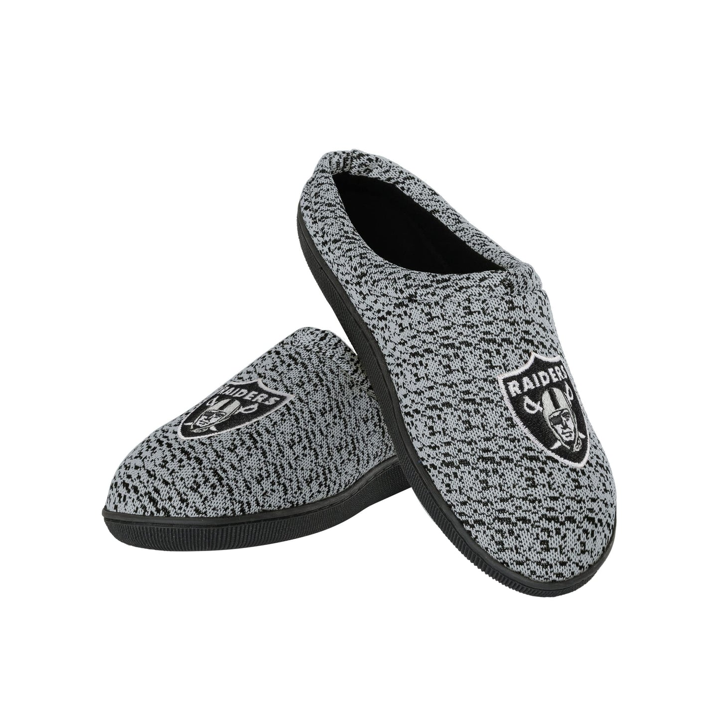 FOCO NFL mens Poly Knit Cup Sole Slipper