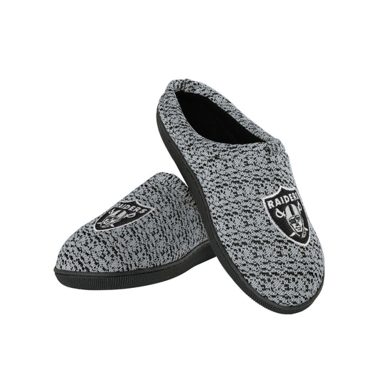 FOCO NFL mens Poly Knit Cup Sole Slipper
