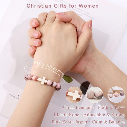 Christian Religious Gifts for Women, Christmas Birthday Gifts for Women Best Friend Sister Mom, Friendship Valentines Mothers Day Easter Ideas Present Basket of 6