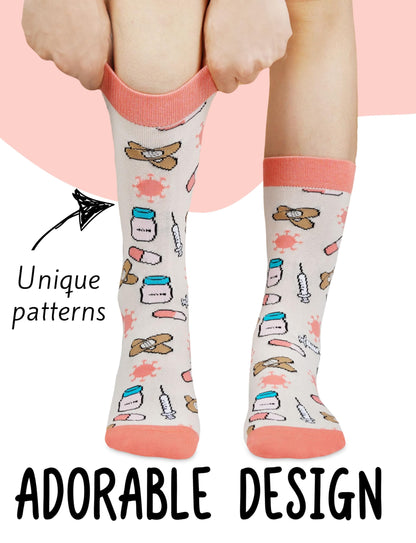InnoBeta Physician Assistant Gifts, Gifts on Birthday and Christmas, One Size Crew Socks