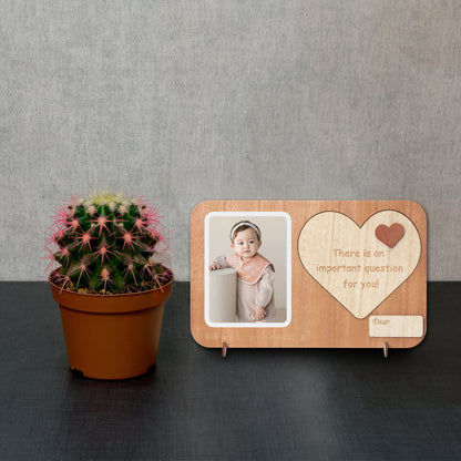 Godparents Proposal Gift Picture Frame, Will You Be My Godparents Photo Frames Announcement Baptism Christmas Christening Gift from Godchild