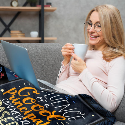 Principal Appreciation Gifts, Principal Week Gifts for Women, Best Appreciation Gifts for School Principals, Gifts for Principal Female, School Principal Birthday Present for Woman Blanket 60" X 50"