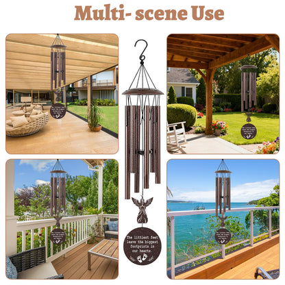 Miscarriage Gifts for Mothers - 36'' Miscarriage Memorial Wind Chimes for Women, Infant Baby Loss Keepsake Sympathy Memorial Bereavement Condolence Remembrance Gift, in Memory of Angel Baby
